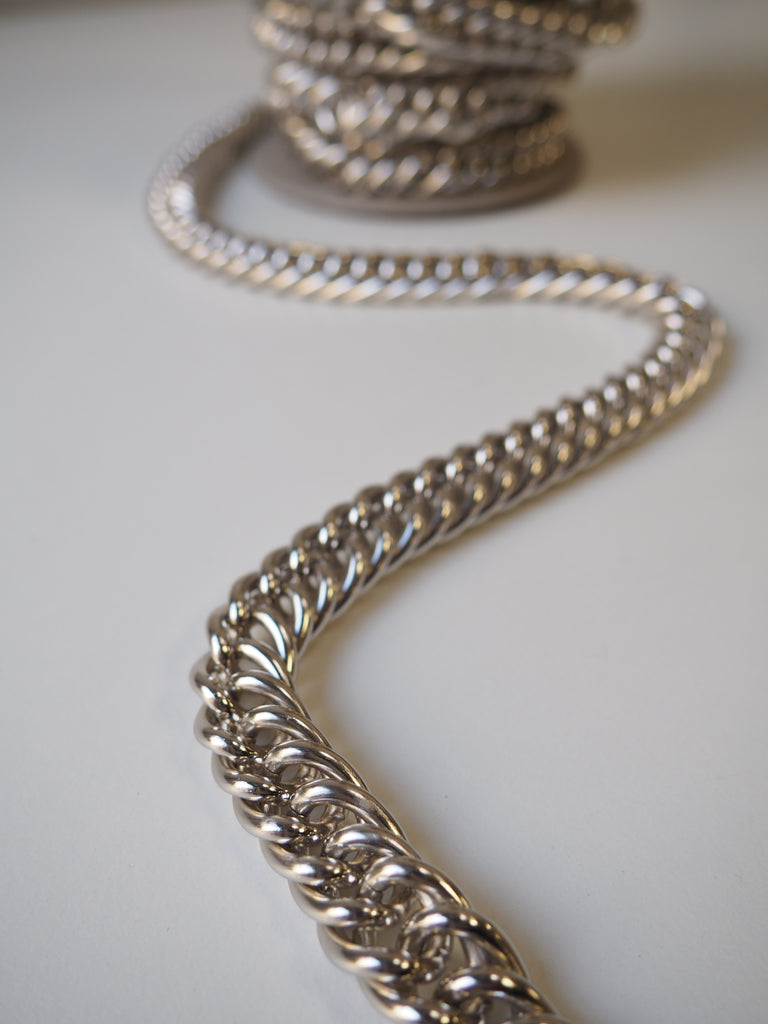Silver Metal Chain 14mm