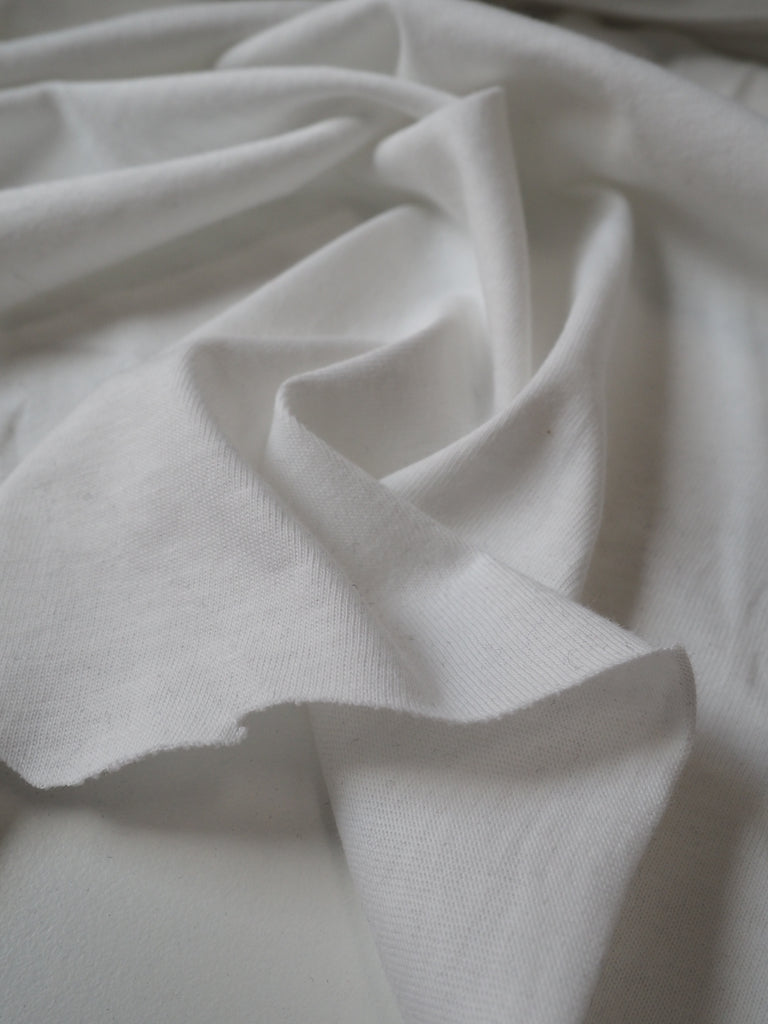 White Cotton T-shirt Jersey