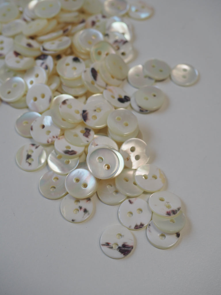 Mother Of Pearl Shell Shirt Button 11mm