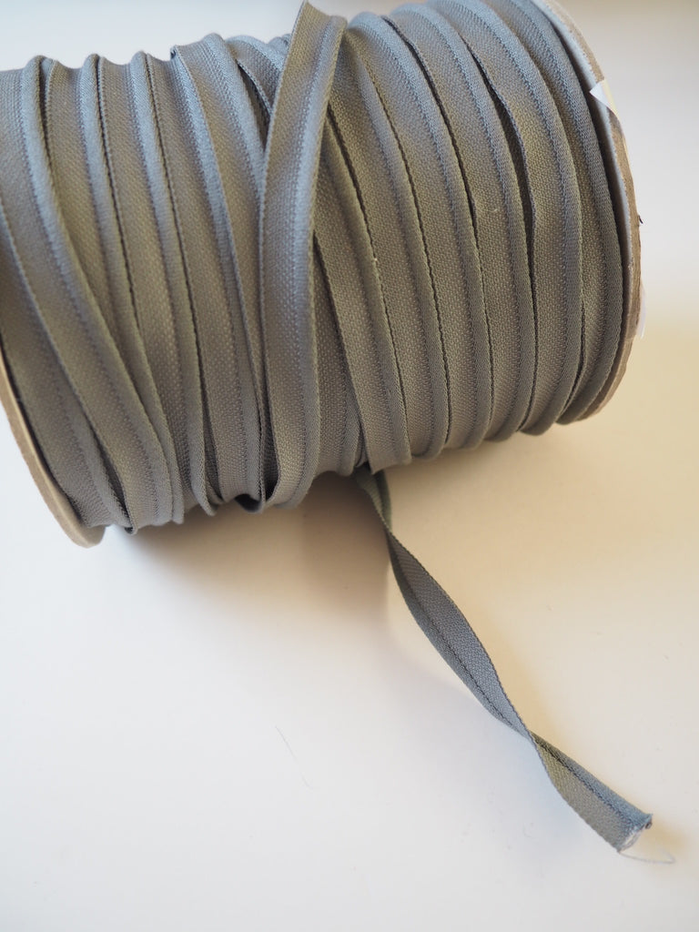 Grey Woven Piping 10mm