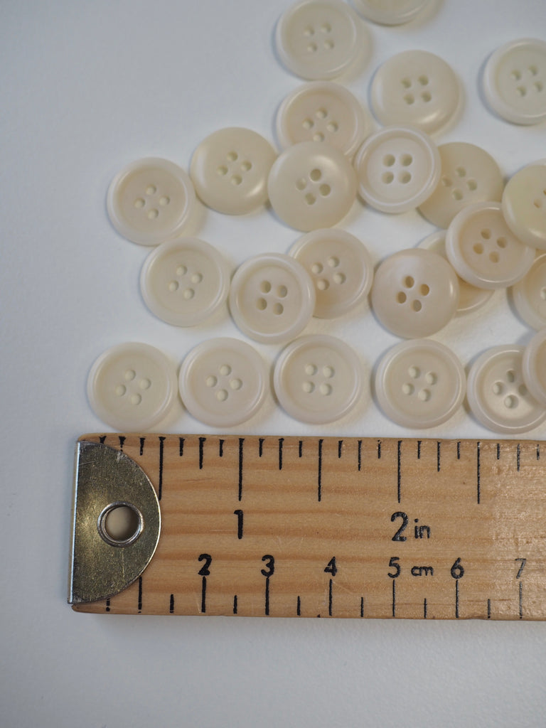 Natural Corozo Button 15mm