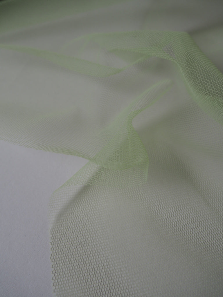 Apple Green Stretch Tulle