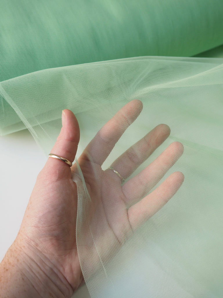 Spearmint Extra Wide Tulle