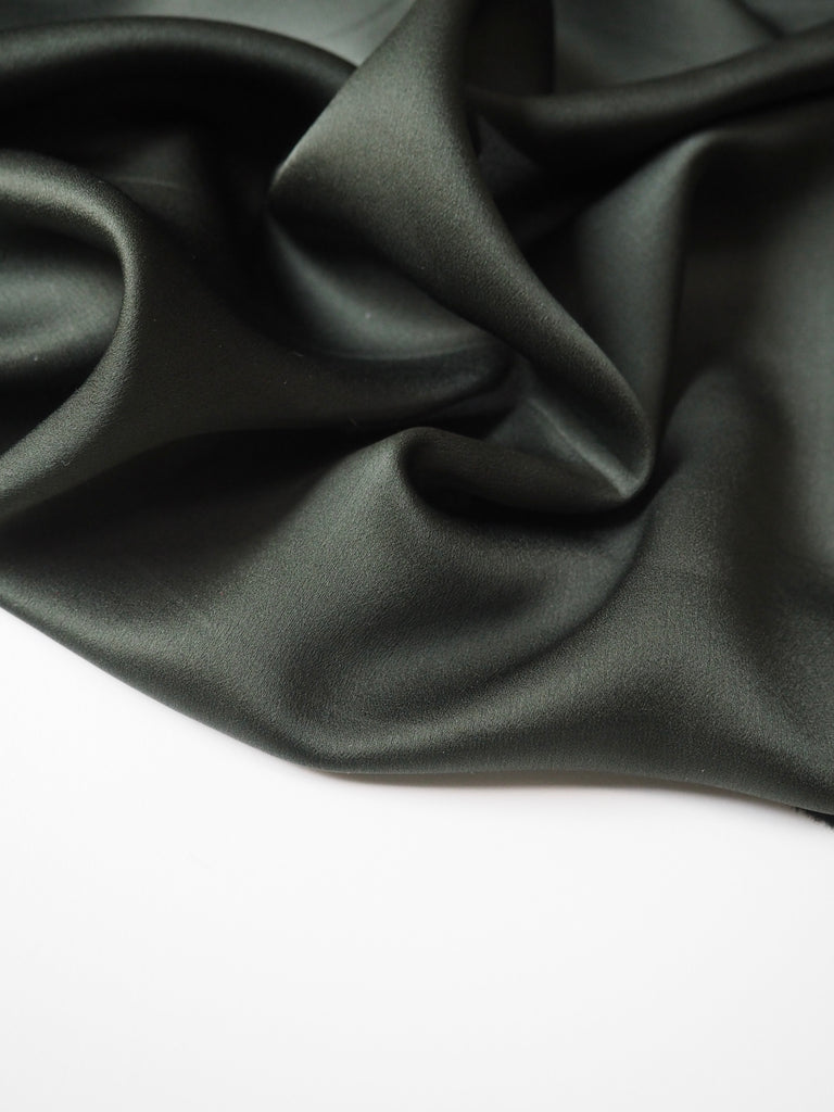 Forest Lightweight Silk Crepe Backed Satin