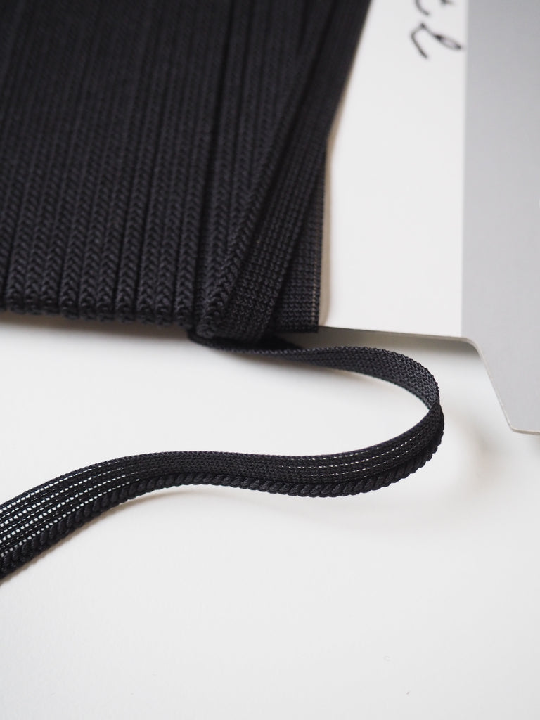 Shindo Black Chain Knit Piping 10mm