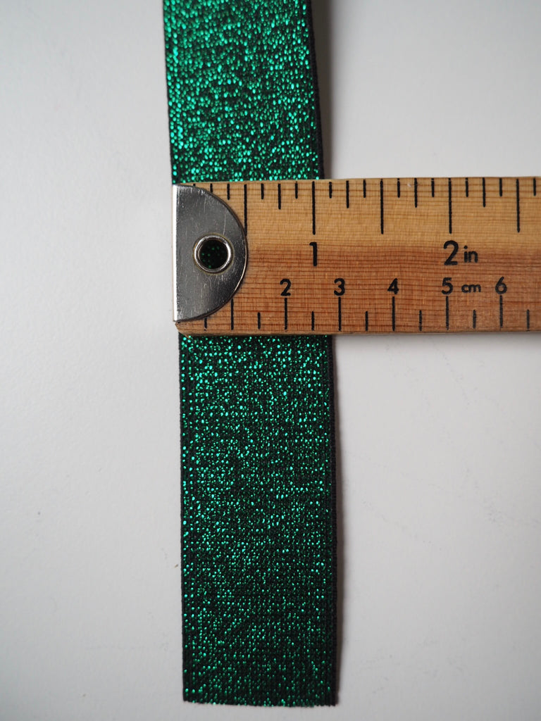Emerald Metallic Elastic 30mm