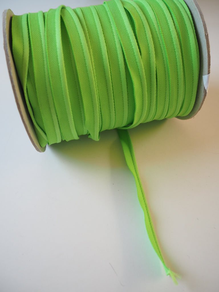 Neon Green Woven Piping 10mm