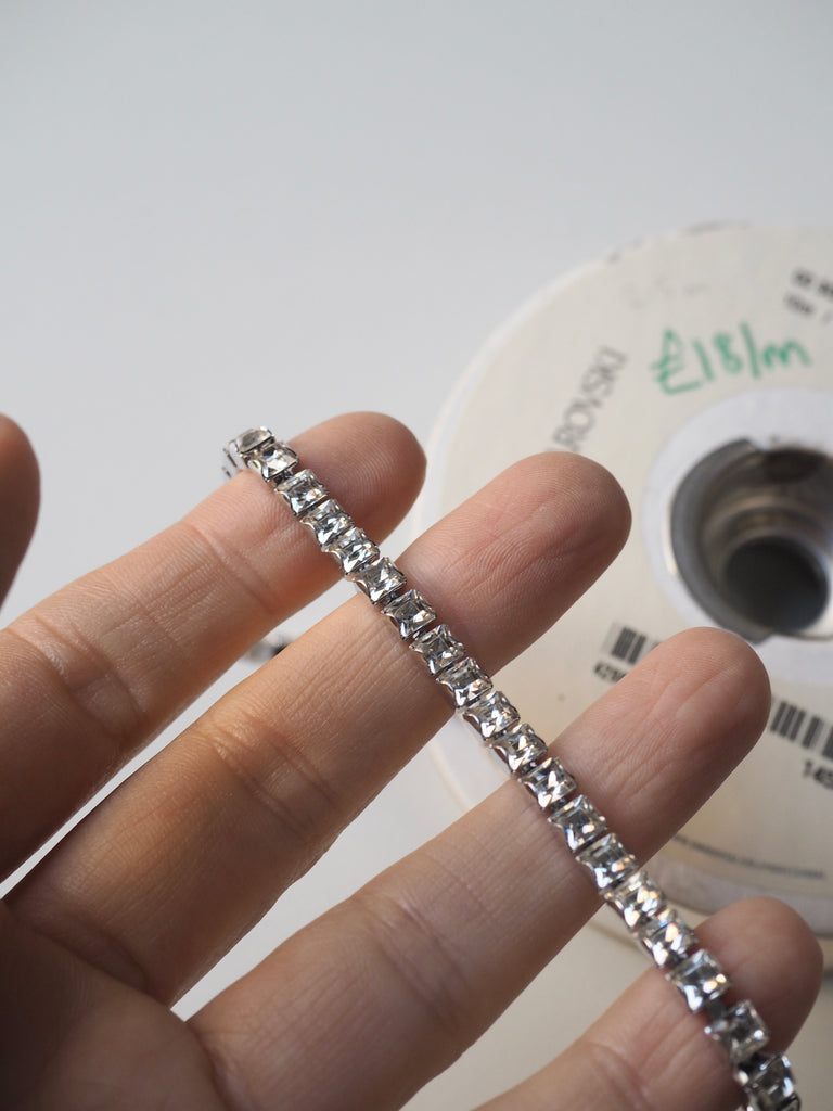 Swarovski Clear Crystal Cup Chain Trim - 4mm