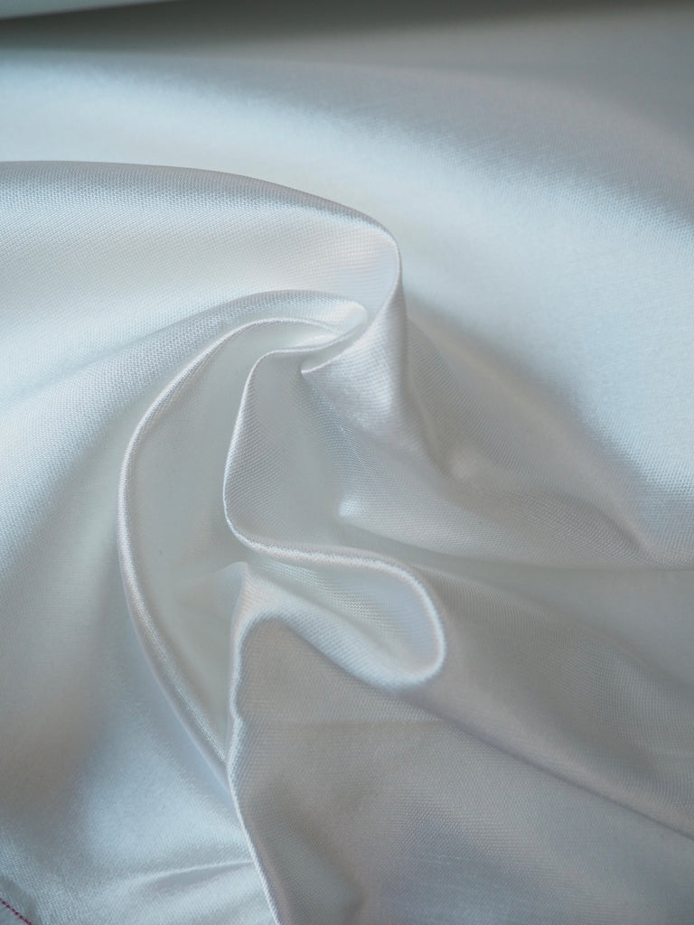White Silk + Acetate Gazar