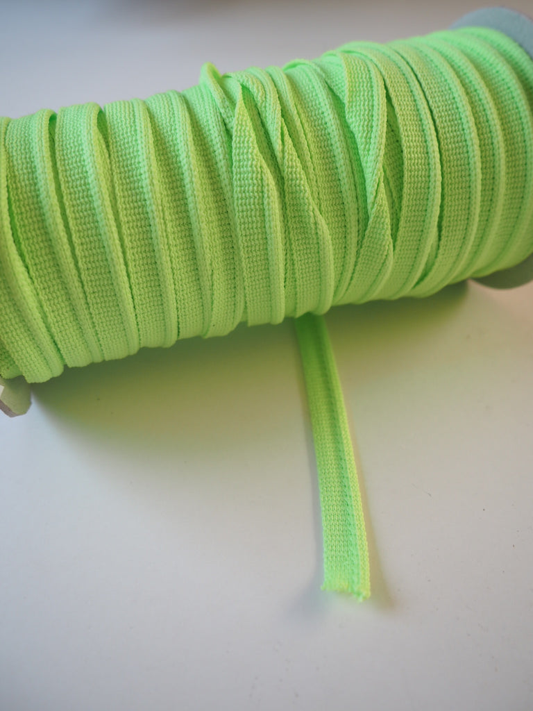 Neon Lime Green Shindo Woven Piping 10mm