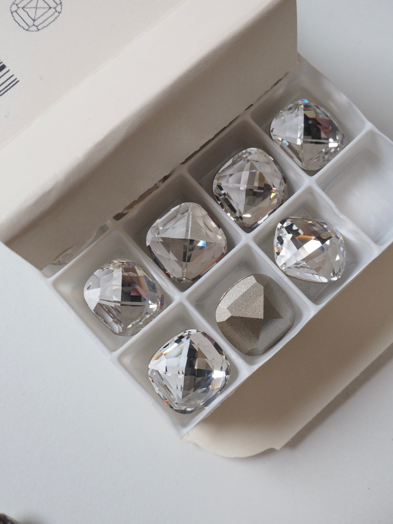 Swarovski Classical Square Crystal 16mm - 72 pieces